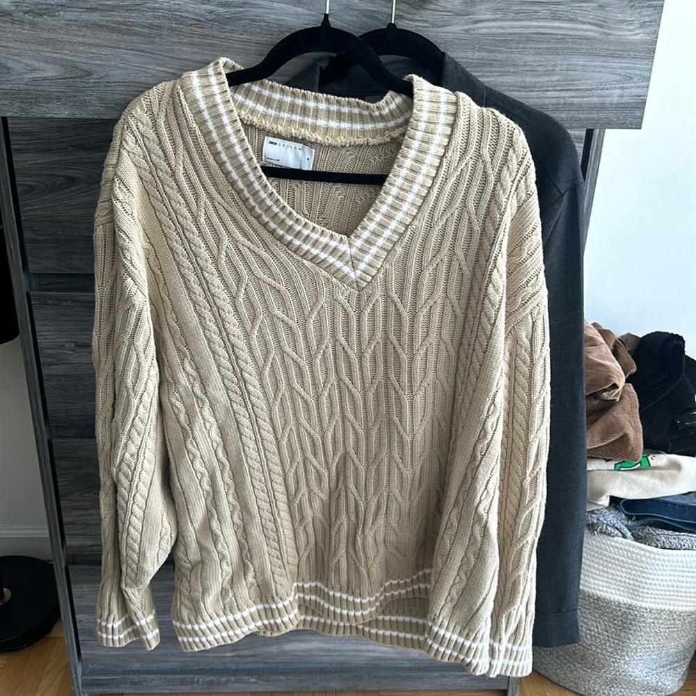 Oversized asos vNeck sweater